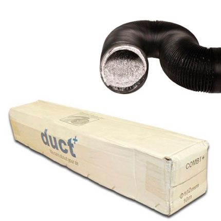 Tubo Ducting Negro 102mm