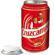 Lata Cruzcampo Camuflaje